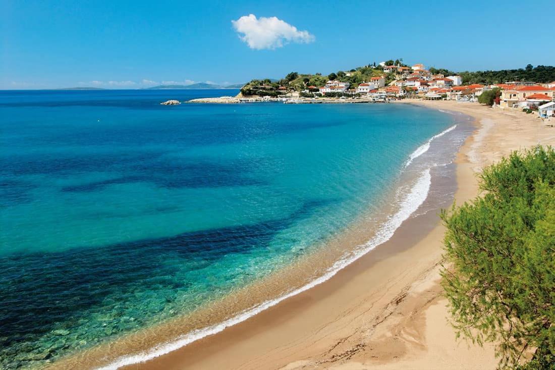 Venus Villa With Private Pool, 2Min To The Beach Finikounta Exterior photo