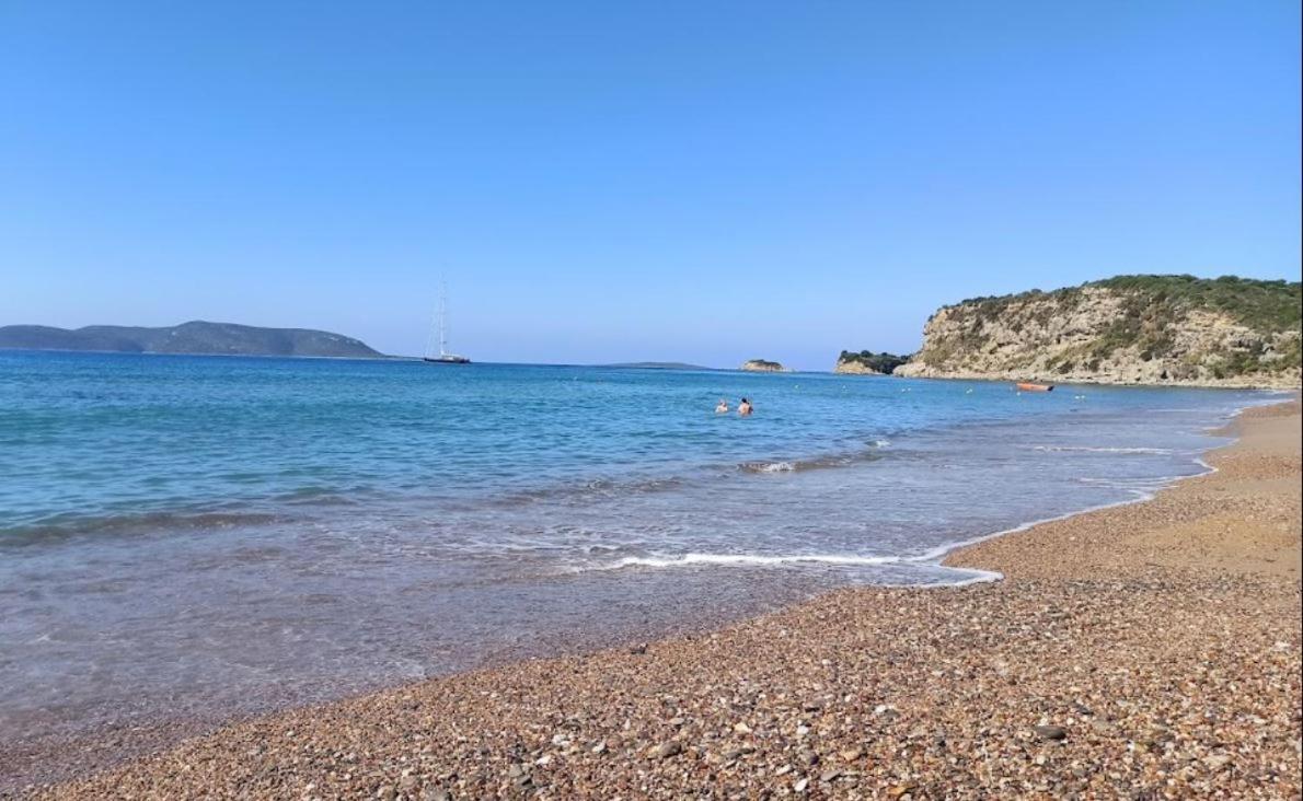 Venus Villa With Private Pool, 2Min To The Beach Finikounta Exterior photo